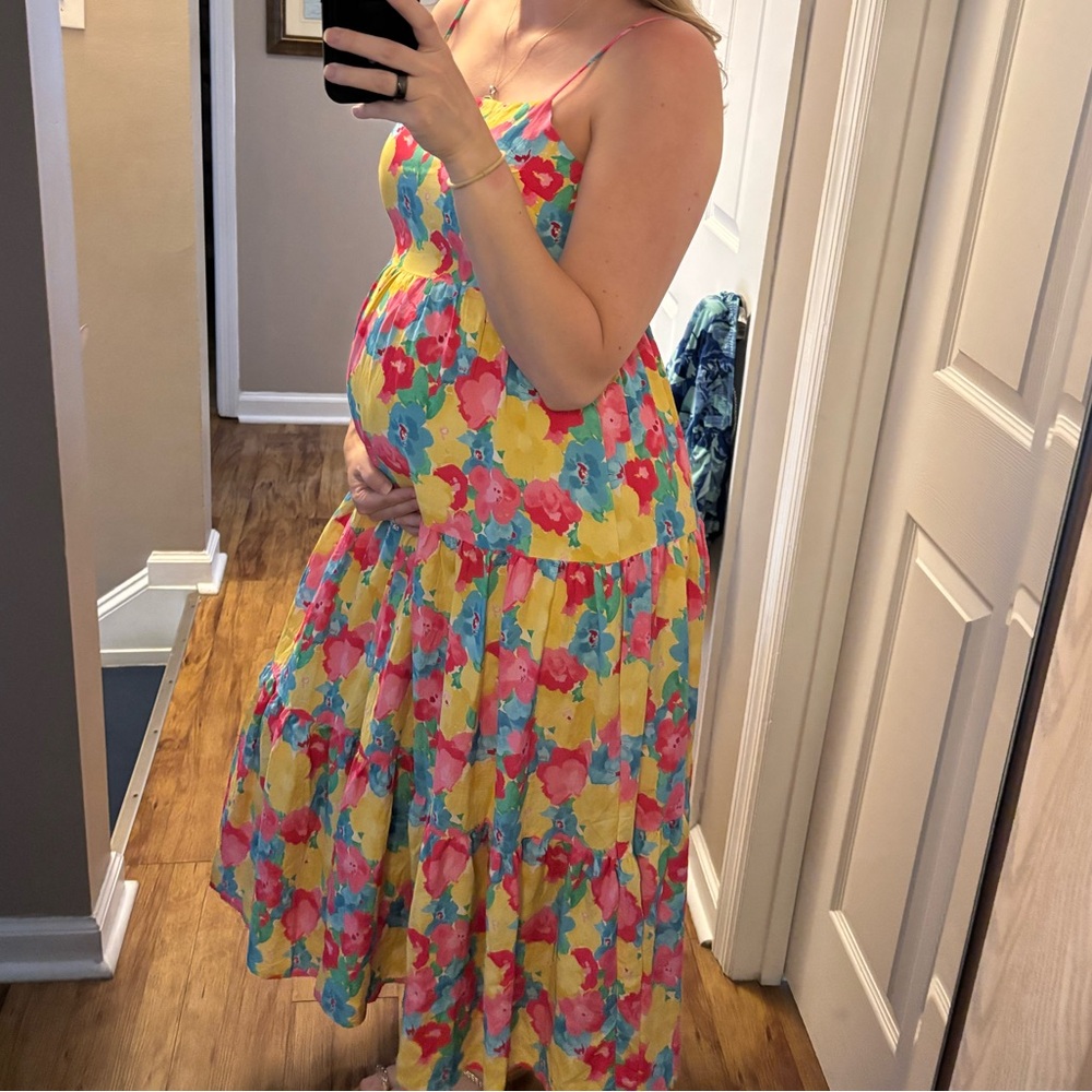 Pinkblush Floral Maternity Dress